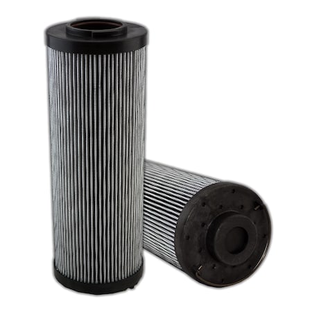 Hydraulic Filter, Replaces DENISON DER502B2C10, Return Line, 10 Micron, Outside-In